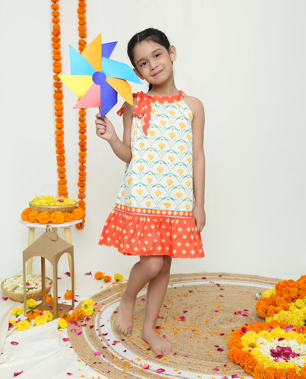 Tota Rani dual kurta and dress set