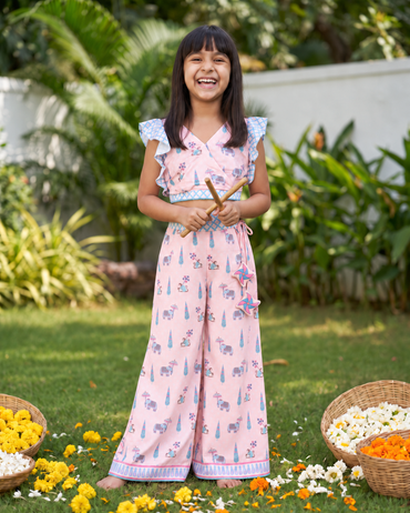 Natkhat Bandar Palazzo and Crop Top