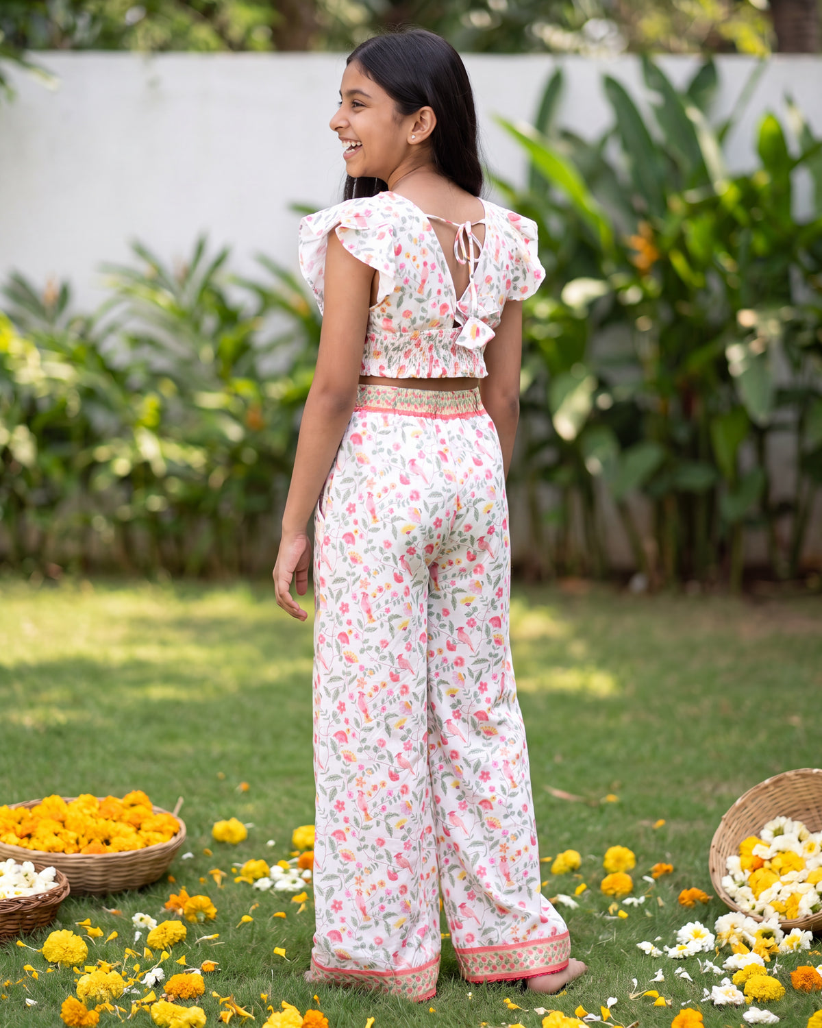 Surili Bulbul Palazzo and crop top