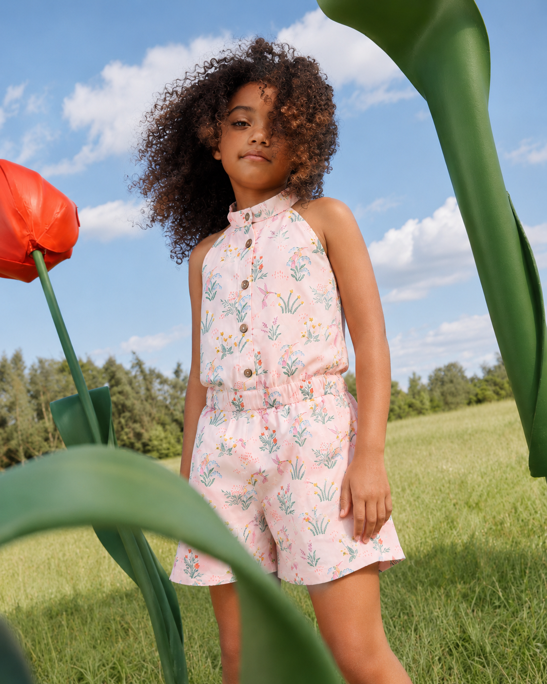 Fluttery Friends Jumpsuit