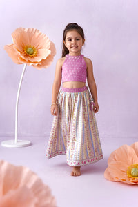 Lavendar Bloom Lehenga Set